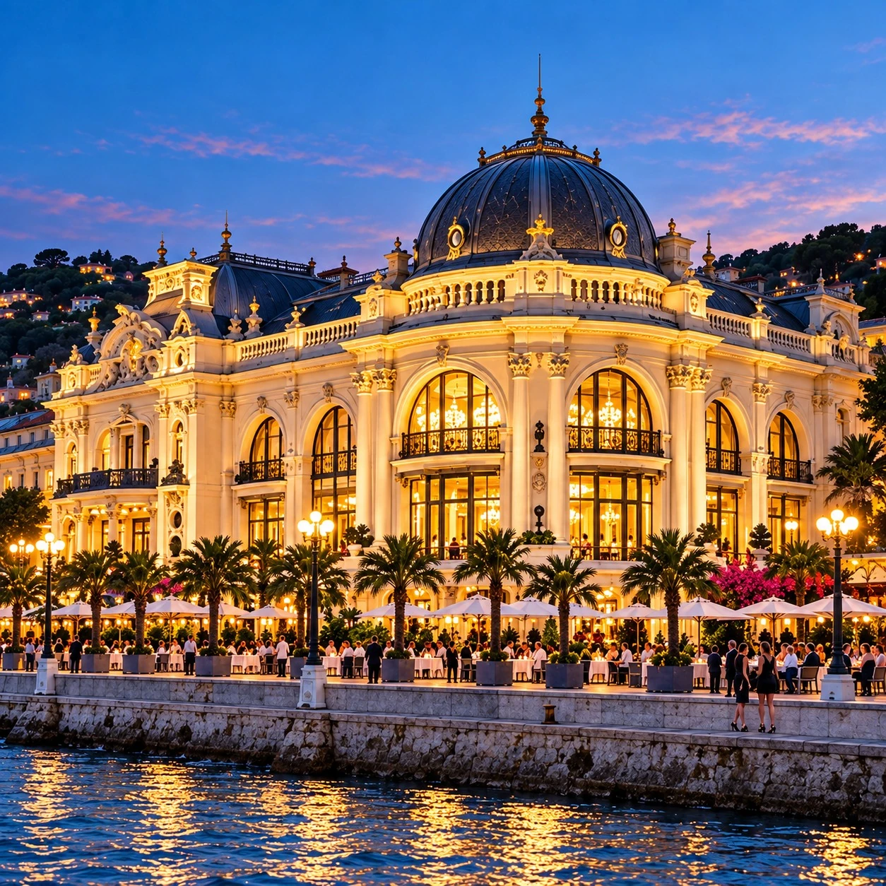 Façade historique du casino de la Belle Époque