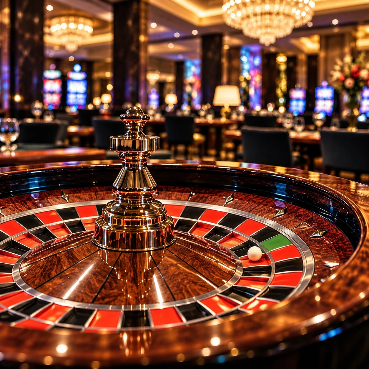 Salle de roulette française