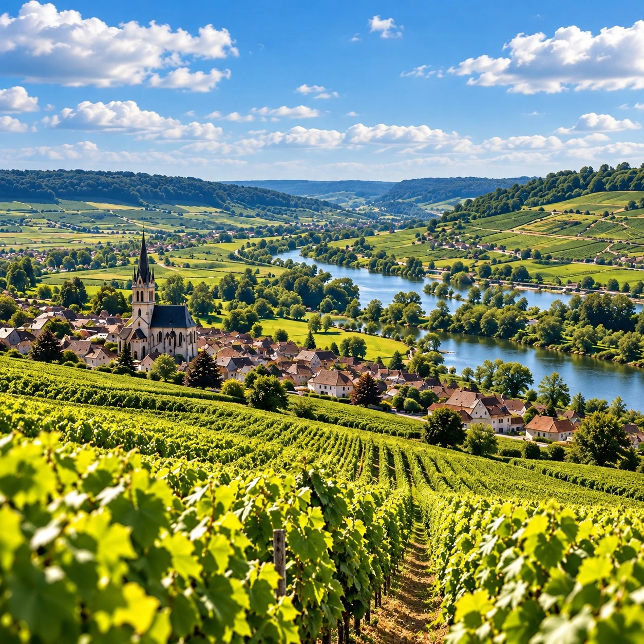 Champagne : caves et villages Grand Cru