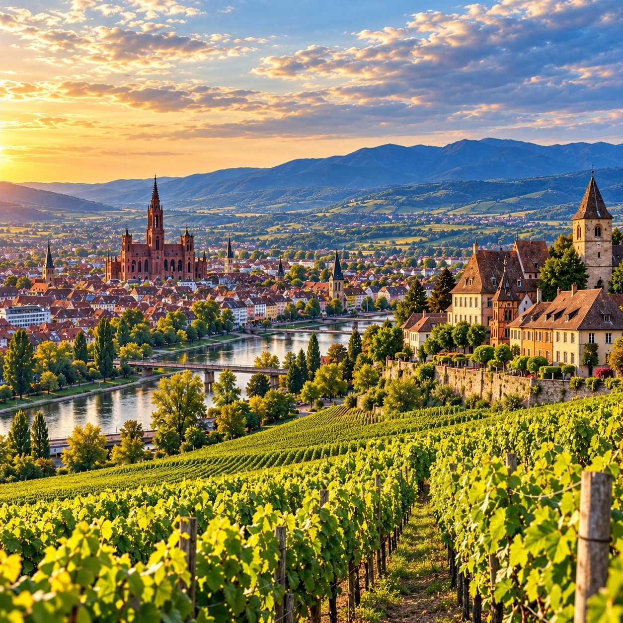 Alsace : vignobles et stations thermales