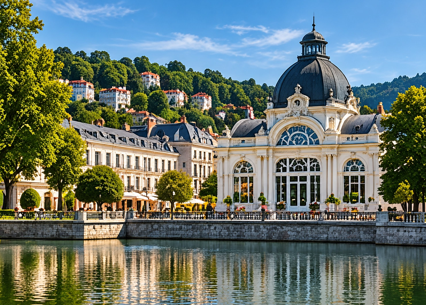 Ville thermale française : bains thermaux